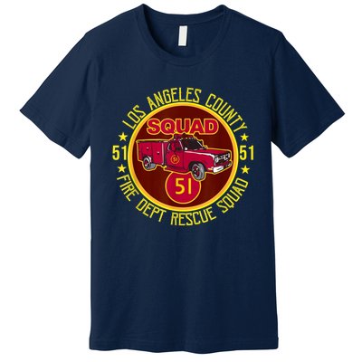 Truck Side 51 Emergency Squad Logo Essential Premium T-Shirt