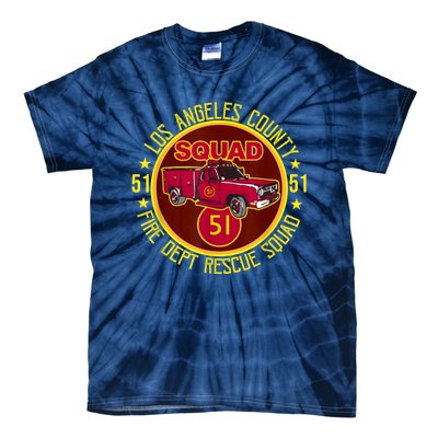 Truck Side 51 Emergency Squad Logo Essential Tie-Dye T-Shirt