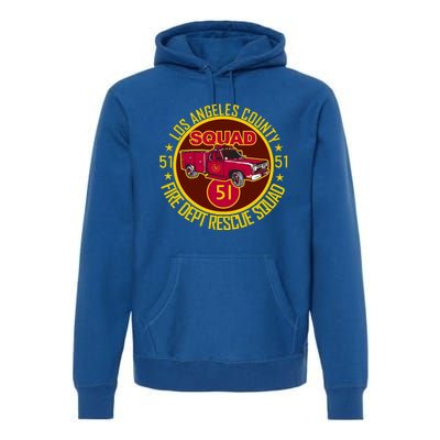 Truck Side 51 Emergency Squad Logo Essential Premium Hoodie