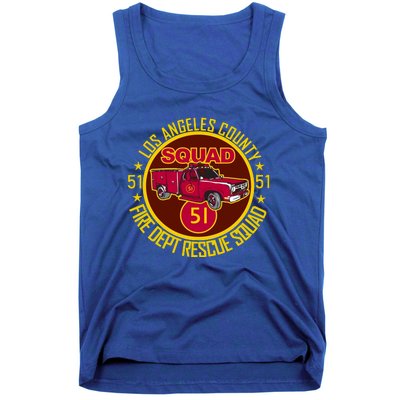 Truck Side 51 Emergency Squad Logo Essential Tank Top