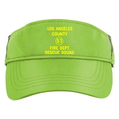 Truck Side 51 Emergency Squad Logo Essential Adult Drive Performance Visor