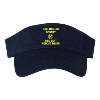 Truck Side 51 Emergency Squad Logo Essential Valucap Bio-Washed Visor