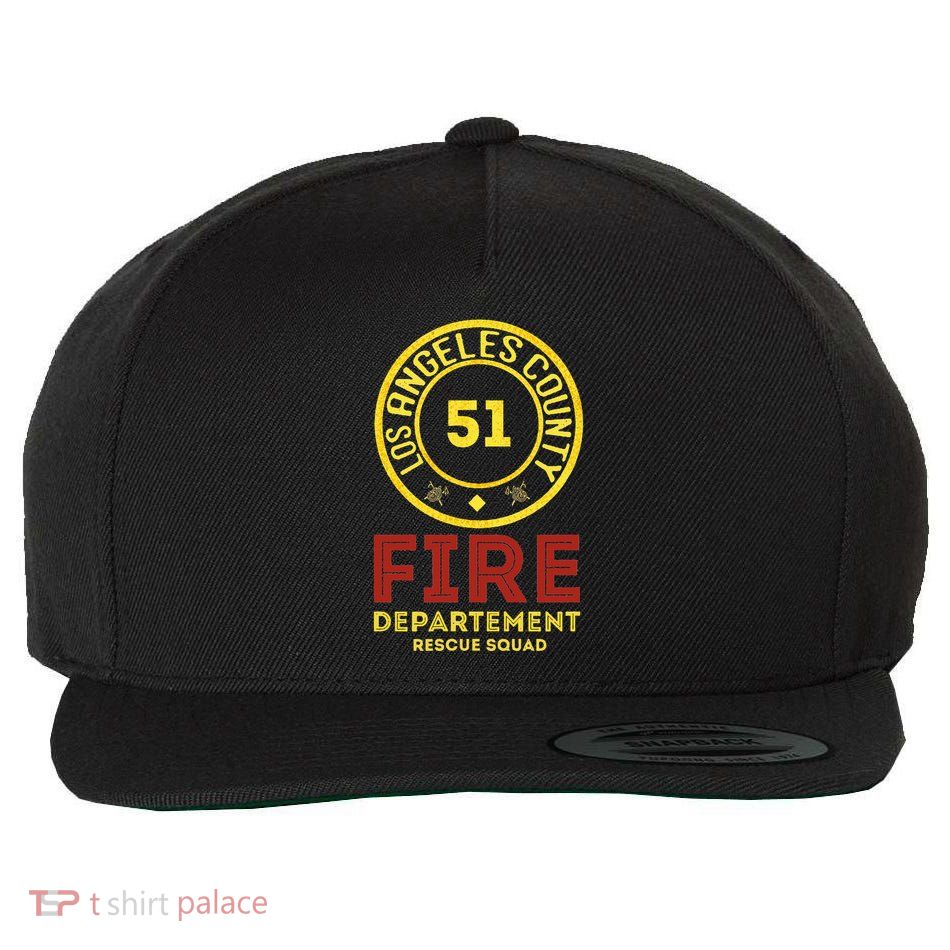 Truck Side 51 Emergency Squad Wool Snapback Cap