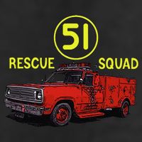 Truck Side 51 Emergency Squad Logo Essential Adult Drive Performance Visor