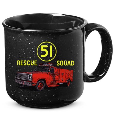 Truck Side 51 Emergency Squad Logo Essential 15oz Campfire Ceramic Mug