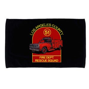 Truck Side 51 Emergency Squad Logo Essential Microfiber Hand Towel