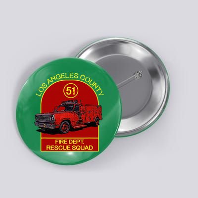 Truck Side 51 Emergency Squad Logo Essential Button