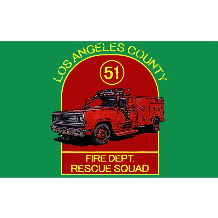 Truck Side 51 Emergency Squad Logo Essential Bumper Sticker