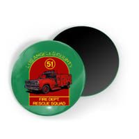 Truck Side 51 Emergency Squad Logo Essential Magnet