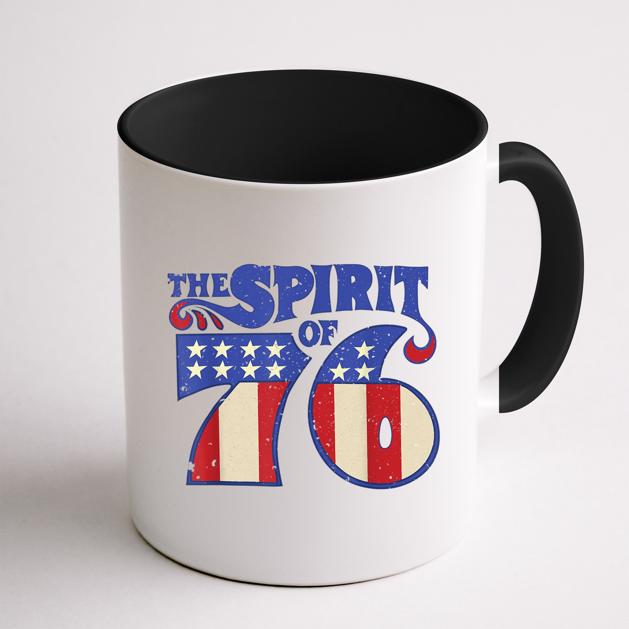 The Spirit 76 Vintage Retro 4th Of July Independence Day Mug