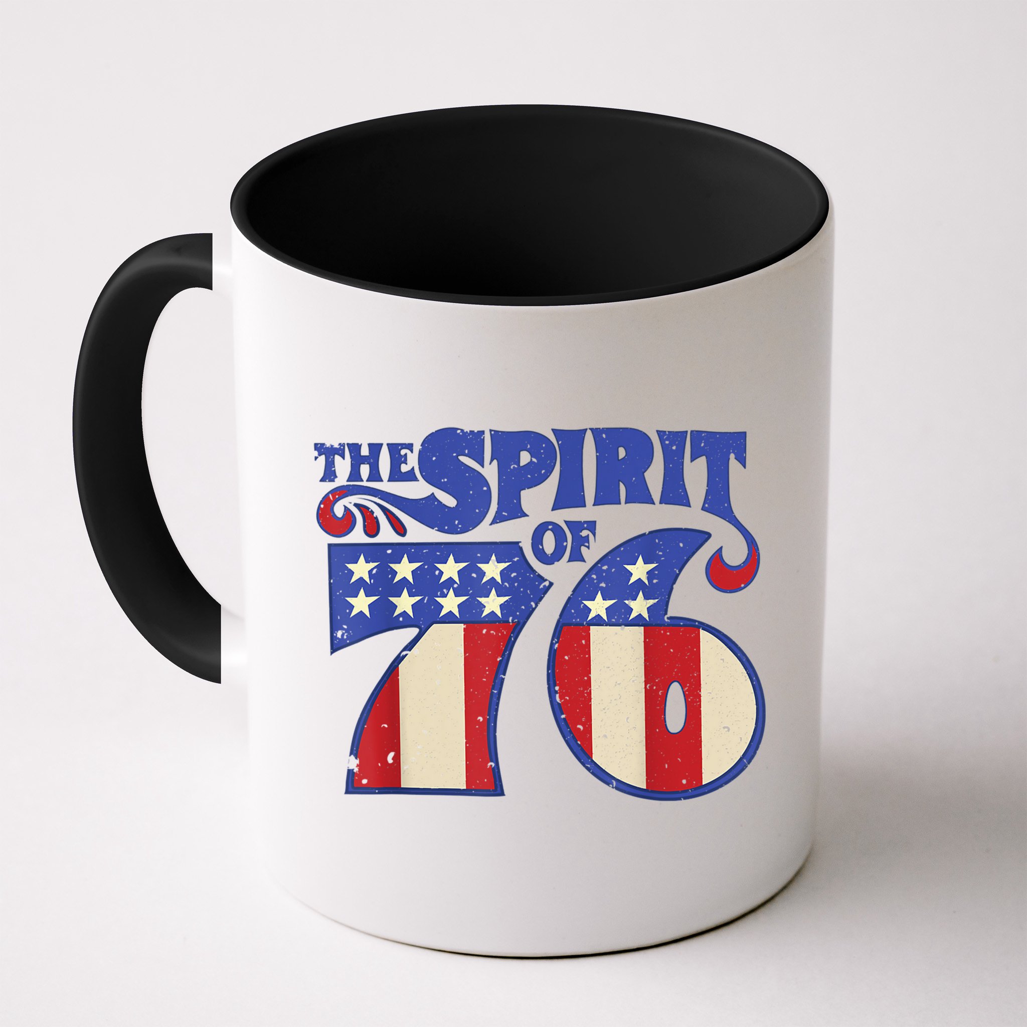 The Spirit 76 Vintage Retro 4th Of July Independence Day Mug