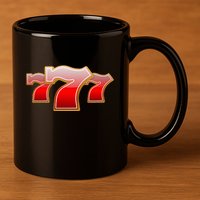 Triple Seven 777 11oz C Handle Ceramic Mug