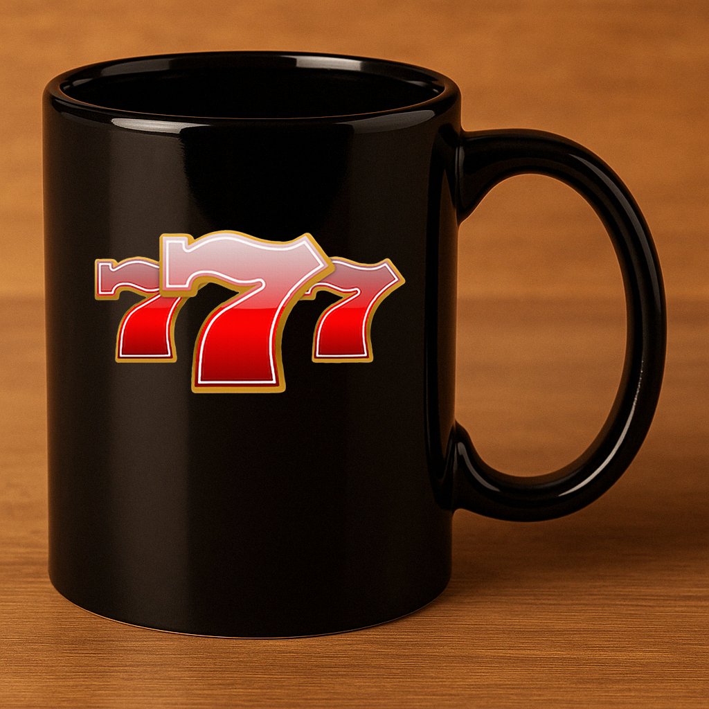 Triple Seven 777 11oz C Handle Ceramic Mug