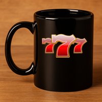 Triple Seven 777 11oz C Handle Ceramic Mug