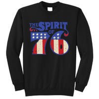 The Spirit 76 Vintage Retro 4th Of July Independence Day Sweatshirt