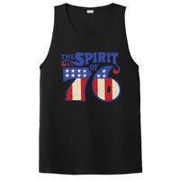 The Spirit 76 Vintage Retro 4th Of July Independence Day PosiCharge Competitor Tank