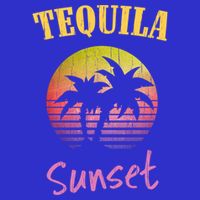 Tequila Sunset 80s Vintage Retro Gift Toddler T-Shirt