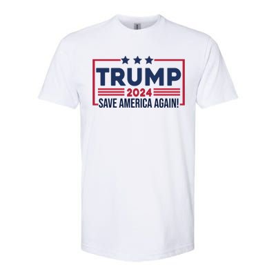 Trump Save America Again 2024 Softstyle CVC T-Shirt