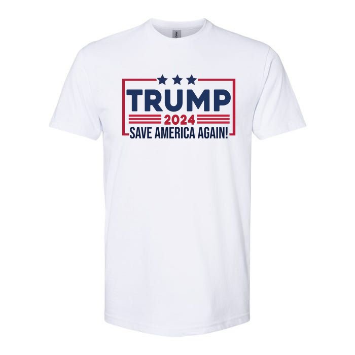 Trump Save America Again 2024 Softstyle CVC T-Shirt