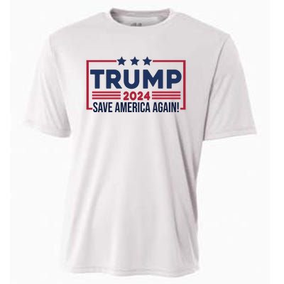 Trump Save America Again 2024 Cooling Performance Crew T-Shirt