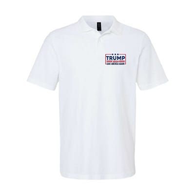 Trump Save America Again 2024 Softstyle Adult Sport Polo