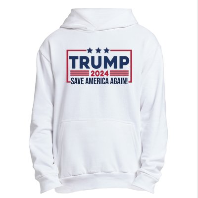 Trump Save America Again 2024 Urban Pullover Hoodie