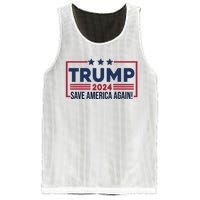 Trump Save America Again 2024 Mesh Reversible Basketball Jersey Tank