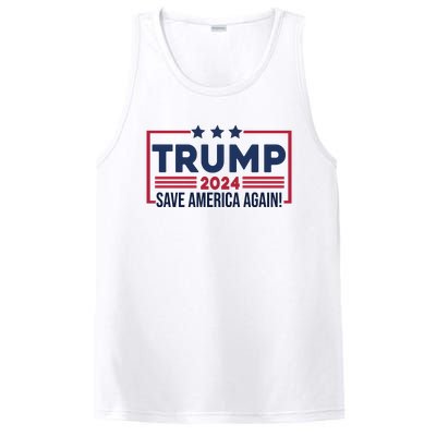 Trump Save America Again 2024 PosiCharge Competitor Tank