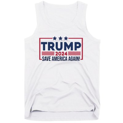 Trump Save America Again 2024 Tank Top