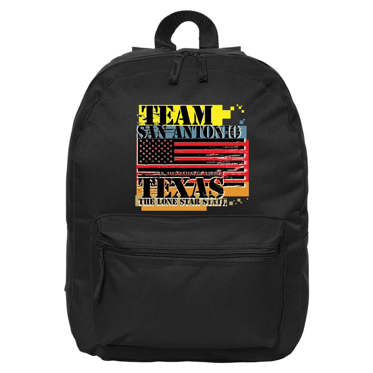 Team San Antonio Texas Grunge 16 in Basic Backpack