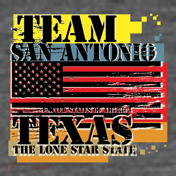 Team San Antonio Texas Grunge Tall T-Shirt