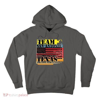 Team San Antonio Texas Grunge Tall Hoodie