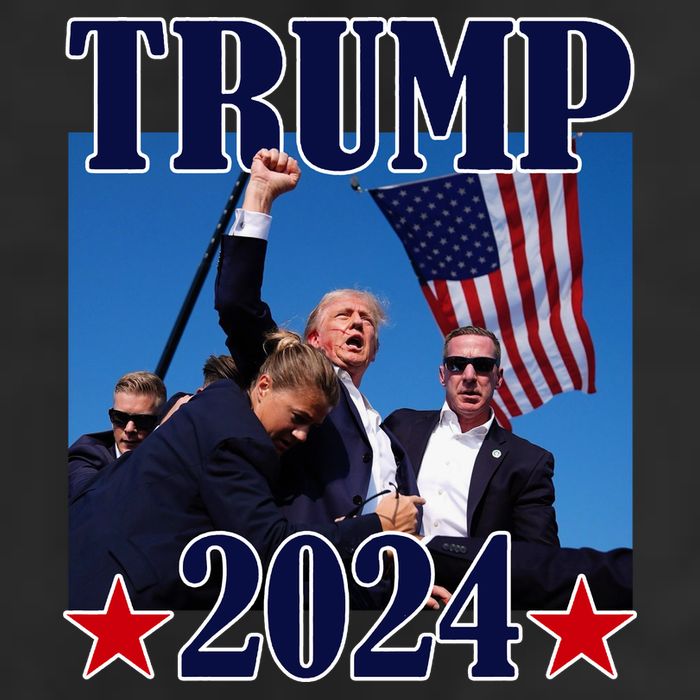 Trump Shot Assassination Attempt 2024 Fight Fight Fight 7 Panel Mesh Trucker Snapback Hat