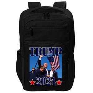 Trump Shot Assassination Attempt 2024 Fight Fight Fight Impact Tech Backpack