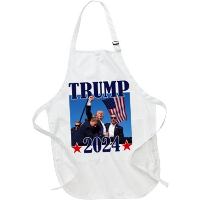 Trump Shot Assassination Attempt 2024 Fight Fight Fight Apron