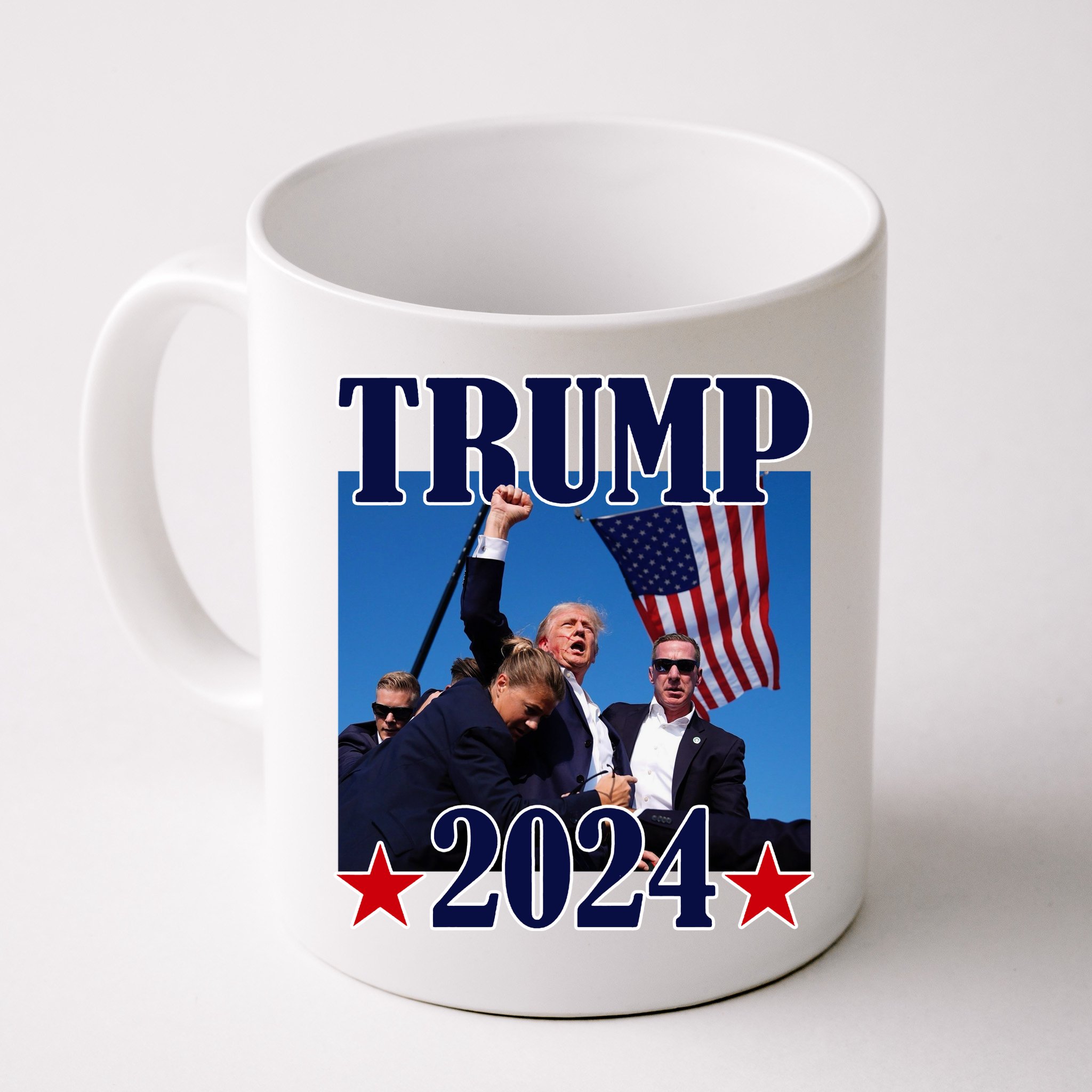 Trump Shot Assassination Attempt 2024 Fight Fight Fight Mug