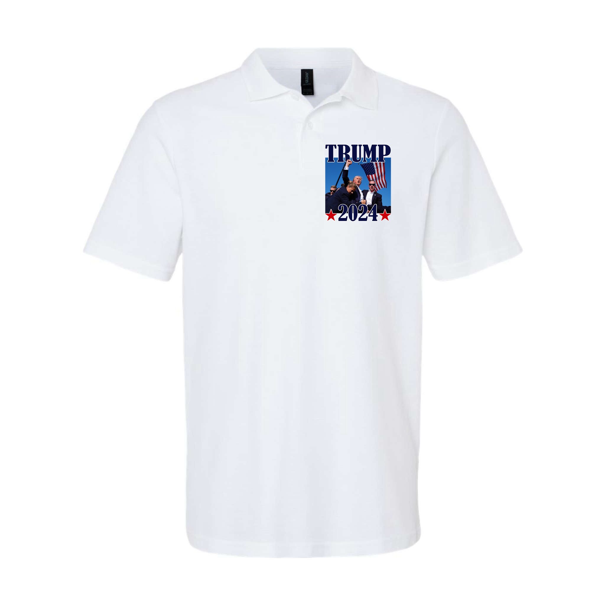 Trump Shot Assassination Attempt 2024 Fight Fight Fight Polo