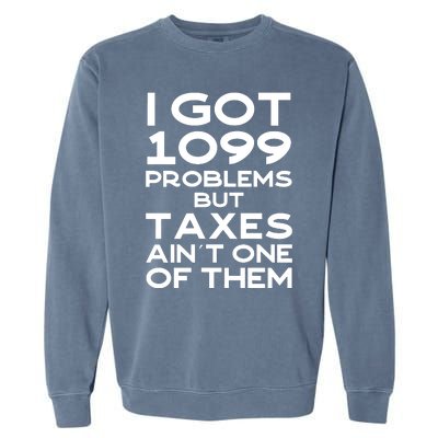 Tax Season Accountant Cpa Tax Preparer Pun Joke Gift Garment-Dyed Sweatshirt