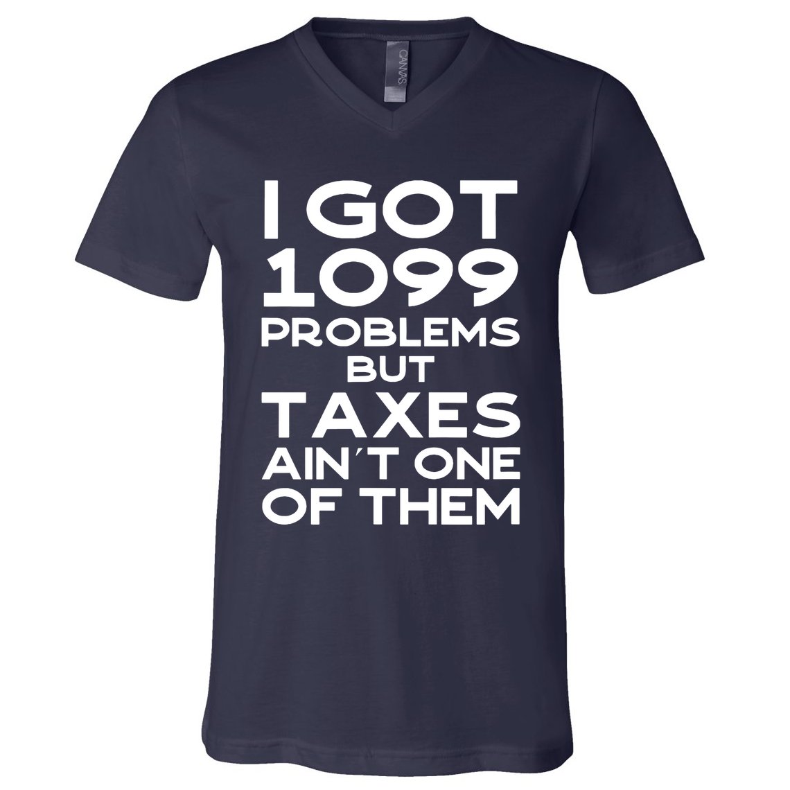 Tax Season Accountant Cpa Tax Preparer Pun Joke Gift V-Neck T-Shirt