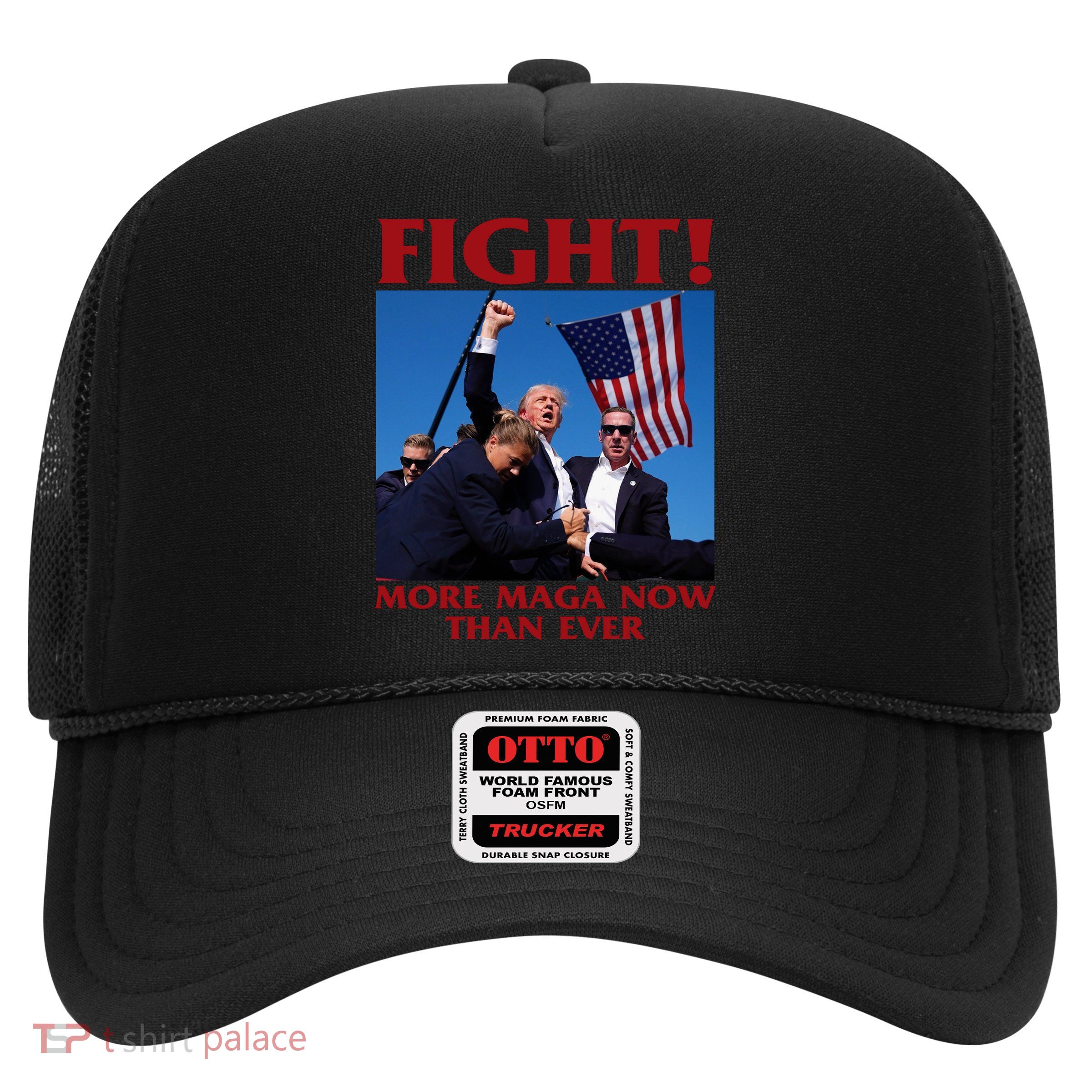 Trump Shot Assassination Fight Fight 2024 Trucker Hat