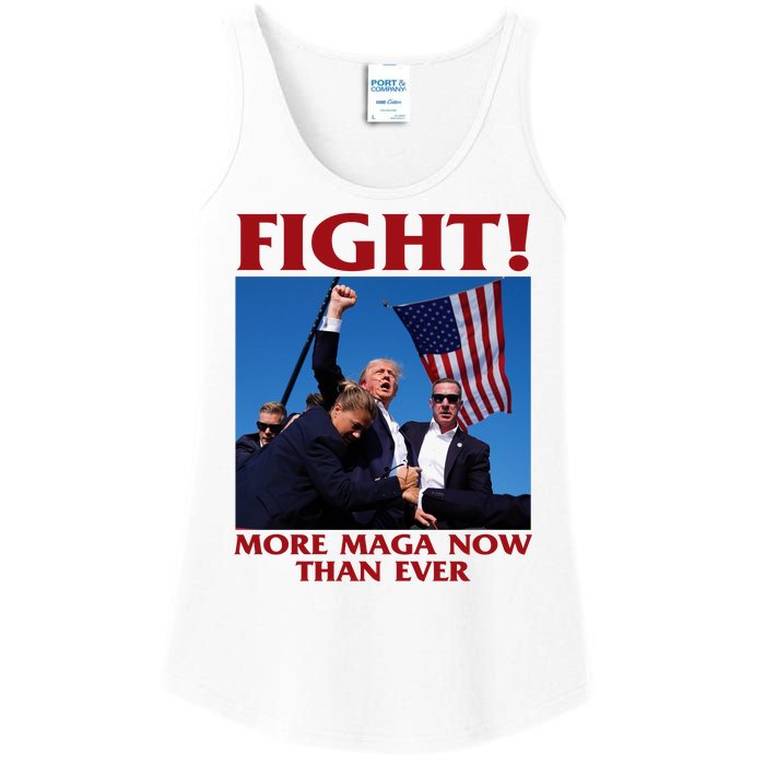 Trump Shot Assassination Fight Fight 2024 Ladies Essential Tank