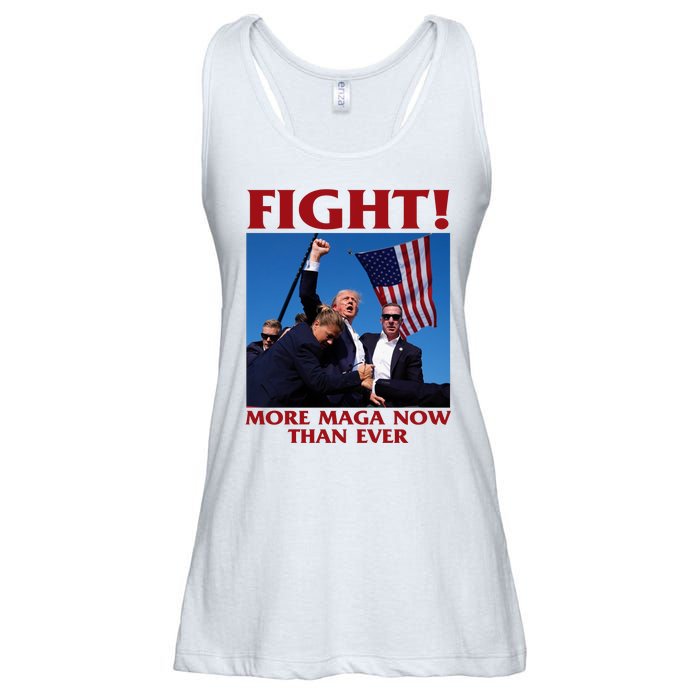 Trump Shot Assassination Fight Fight 2024 Ladies Essential Flowy Tank