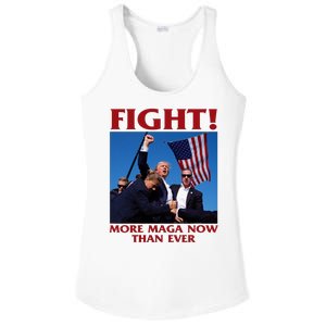 Trump Shot Assassination Fight Fight 2024 Ladies PosiCharge Competitor Racerback Tank