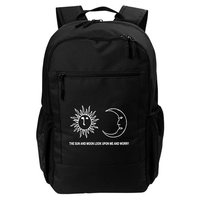 The Sun And Moon Look Upon Me And Worry Backpack