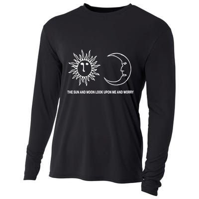 The Sun And Moon Look Upon Me And Worry Cooling Performance Long Sleeve Crew