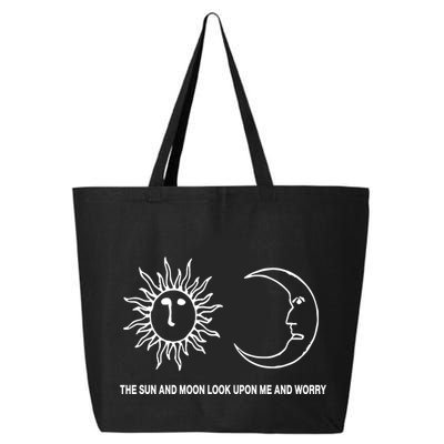 The Sun And Moon Look Upon Me And Worry 25L Jumbo Tote