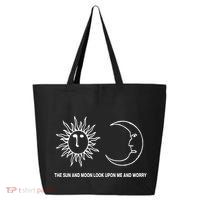 The Sun And Moon Look Upon Me And Worry 25L Jumbo Tote