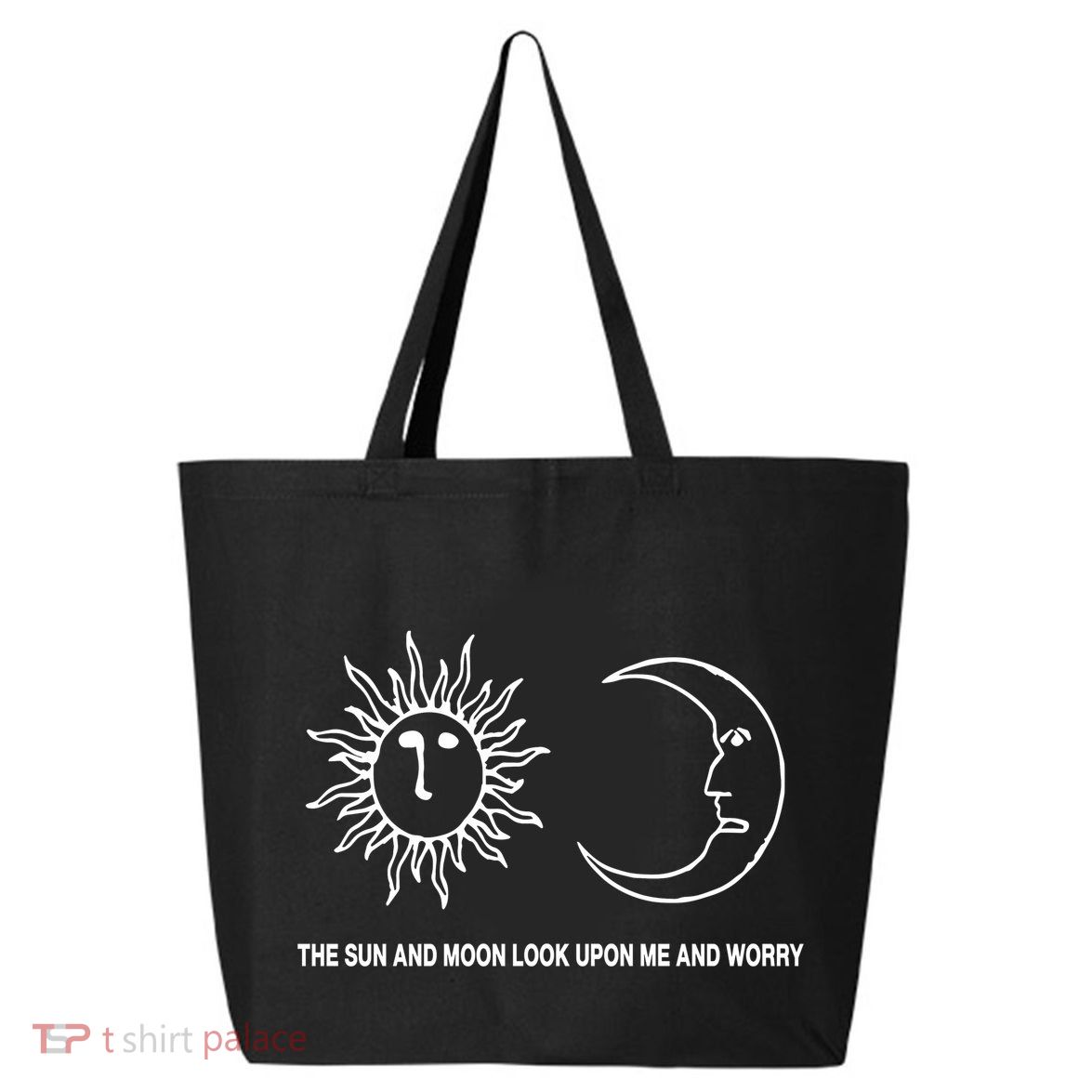 The Sun And Moon Look Upon Me And Worry 25L Jumbo Tote
