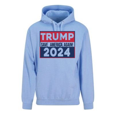 Trump Save America Again 2024 Unisex Surf Hoodie