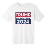 Trump Save America Again 2024 Tall Fusion ChromaSoft Performance T-Shirt